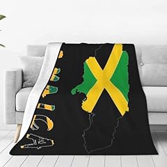 Jamaica Jamaican Flag Map