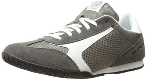 Diesel Men's Claw Action S-Actwings Fashion Sneaker, Frost Gray/White, 7.5 M US