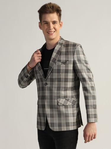 Image of TAHVO Tweed Blazer for Men - Formal & Casual Winter Wear Blazer