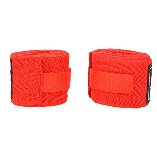 KKmoon 2 pçs/rolo Largura 5 cm Comprimento 2,5 M 100% Algodão Correia Esportiva Boxe Sanda Muay Thai