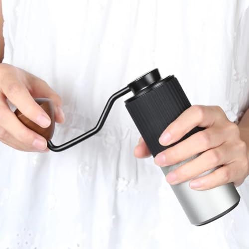 Moulin à café manuel CNC en acier inoxydable pour un broyage précis des grains - 5