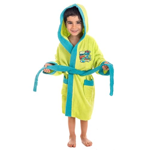 TEJIDOS EL MUNDO Albornoz infantil de algodón CROKY - Talla-6/8 años