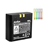 Godox VB18 Rechargeable Li-ion Battery for Godox V850,V850II,V860, V860II-N, V860II-C, V860II-S, V860II-F, V860II-O,Neewer TT850, TT860 Speedlite Flash with CONXTRUE USB LED