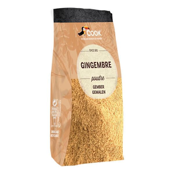 COOK - Gingembre en poudre 500g - Vente à l'unité - meilleure offre