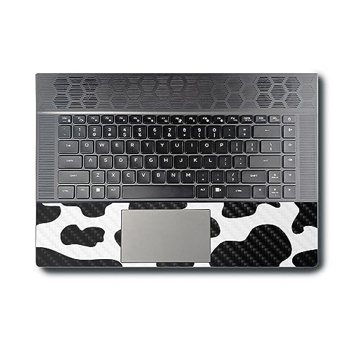 Image of MightySkins Carbon Fiber Skin Compatible with Alienware X16 R1 (2023) Full Wrap Kit - Cow Print | Protective, Durable Textured Carbon Fiber Finish | Easy to Apply & Change Styles | Made in The USA