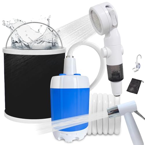 Rechargeable Portable Camping Shower with Digital Display