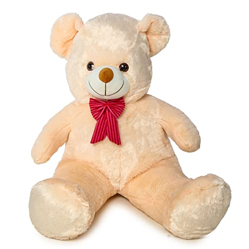 Image of Ultra 48 inch Teddy Bear Fully Stuffed Soft Plush Toy for Kids in Butter Animal Toy Gift Birthday Anniversary Christmas Diwali Home Decore