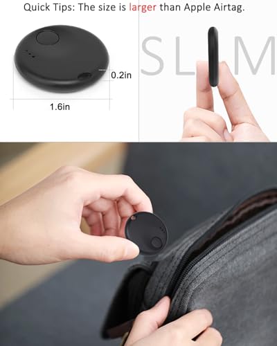 Air Tracker Tags-2 Pack - for iOS Only - Bluetooth Keys Finder Luggage Tracker Compatible - image 2