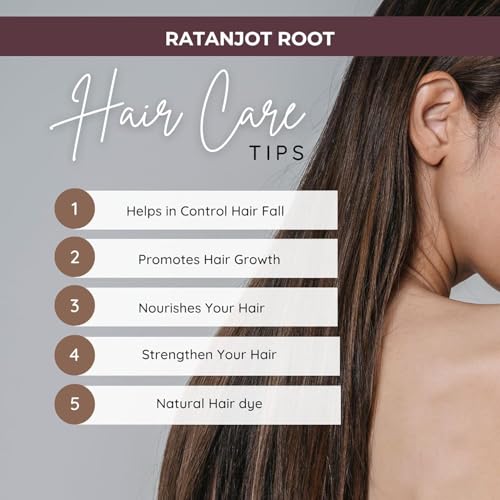 Brijbooti Ratanjot Root 200g | Ratanjot for Cooking, Hair Fall, Hair Growth, Skin | Alkanet Root | ratanjot | laljadi | damini balchad