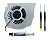 ElecGear Replacement Internal Cooling Fan for PS4 Pro CUH-7xxx – CPU Heatsink Cooler, Arctic MX-2 Thermal Compound Paste, TR8 Torx Security, PH0 Screwdriver Repair Tool Kit for PlayStation 4 Pro