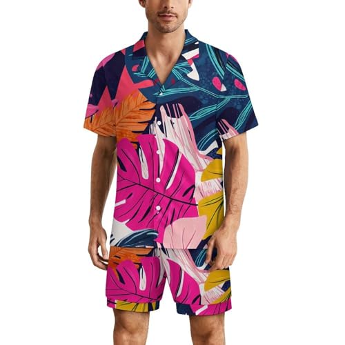 Pyjama homme boutonné à manches courtes pour des nuits d'été fraîches et relaxantes