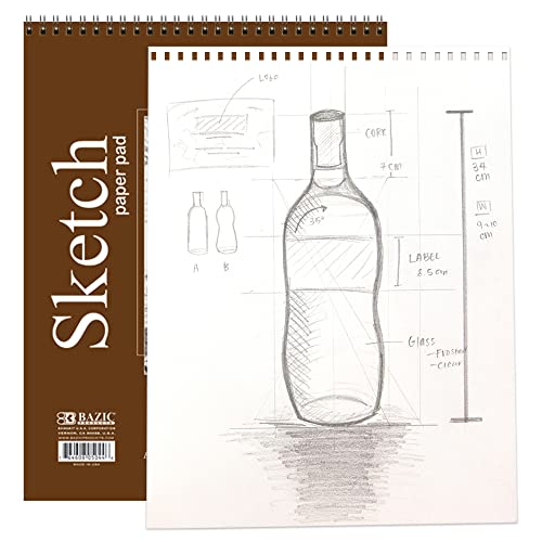 image for BAZIC Products BAZIC Premium Sketch Pad 30 Sheets 9