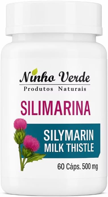 Ninho Verde Milk Thistle (Silimarina) 60 caps 500mg - Made in Brazil