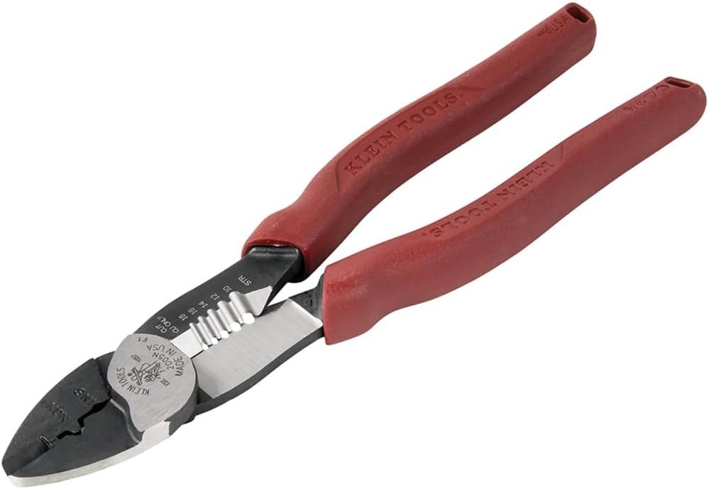 2005N Wire Cutter, Stripper, Crimper Tool, Strips 10-18 AWG Stranded, Crimps 10-22 AWG Terminals, with Shear Cutter