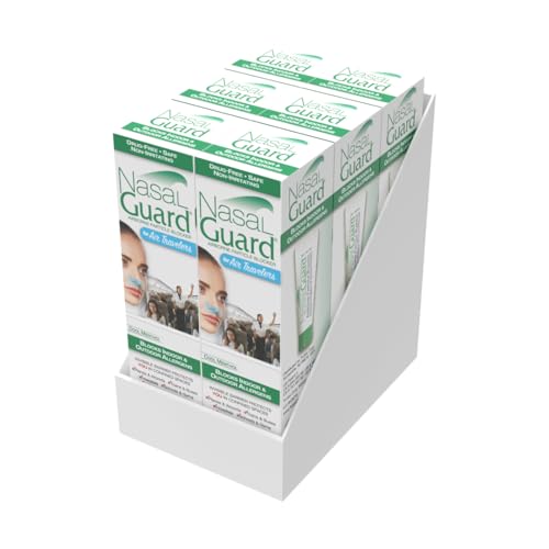 Image of for Air Travelers | Cabin Air Protection Gel | Helps Block Dust, Mold & Airborne Contaminants | Drug-Free, Applied Around Nose | TSA Friendly | 150+ Uses (Cool Menthol, 10g, Pack of 6)