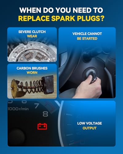 Image of PHILTOP Starter Motor Replace 19026N Compatible with 2008-2010 Journey, Routan, Town & Country, Avenger, Grand Caravan, Sebring, 2007-2008 Pacifica