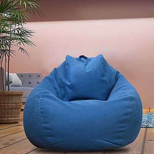 Sitzsack-Stuhl-Abdeckung (ohne Füllstoff) Waschbar Weicher Samt Robuster Reißverschluss Sitzsack-Abdeckung Mit Handheld… – Bild 4