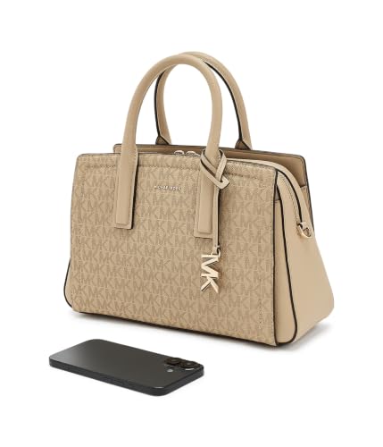 Image of Michael Kors, Womens, Laila Small Satchel, Khaki, One Size