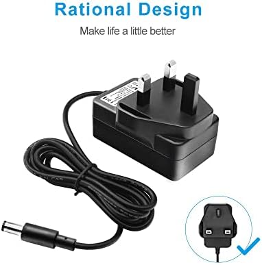 5V 3A Power Adapter, Universal 5V Power Supply, AC Adapter 100-240V 50 60hz, 15W Charger for Router, eero 6, Gro egg, Breast Pump, Radio, Bluetooth Speaker,4.9/1.5m cable DC 5.5 x 2.1 with 4 Plugs