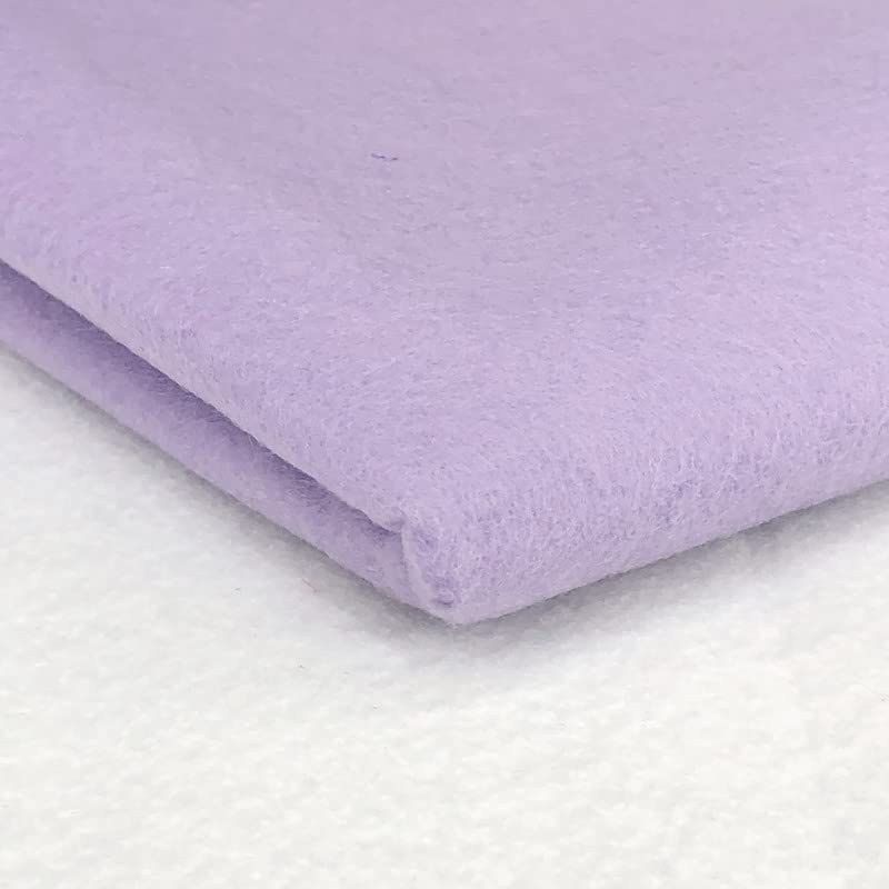 Acrylic Felt Fabric by the Metre - 60" (150cm) Extra Wide, 1mm Thick - Continuous Length Soft Crafting for Sewing, Applique, Decorations & Upholstery - Discount Fabrics LTD(Lavender,0.5) โ image 1