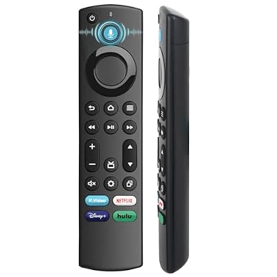 Replacement All Fire Smart TV Remote(Insignia, Toshiba, Onmi, Pioneer), Compatible for Fire Stick/Cube Remote(4K, 1st, 2nd, 3rd Gen, Life) with Voice