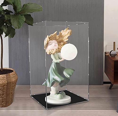 Image of Evron Display Case for Collectibles Assemble Clear Acrylic Box Alternative Glass Case for Display Action Figures Home Storage & Organizing Toys (16x16x30 inch;41x41x76cm)