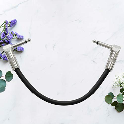 EXCEART Guitarra Patch Cable Cabo de Áudio Instrumento Instrumento Musical Acessório- 15 Centímetros