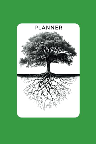 Planner Notebook: Elm Tree Diary Organizer Writing Book