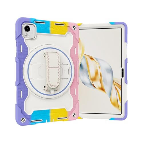 nincyee Funda para tablet Honor Pad X9a de 11.5 pulgadas/X9 Pro de 11.5 pulgadas, funda de silicona resistente a prueba de golpes con soporte para lápices, correa para el hombro, soporte plegable