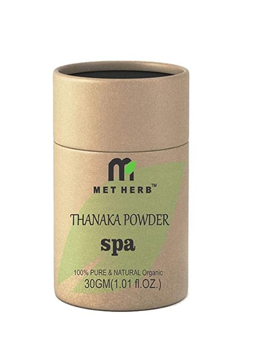 Thanaka powder for Permanent Hair Removal, AntiAcne, AntiAging30gm by Metherb