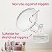 Nenesupply 27mm 2 pc Flanges Compatible with Spectra S2 S1 9 Plus Synergy Gold Breastpump Replacement to Spectra Pump Parts Flange Accessories Wide Mouth Work with Valve Backflow Protector Bottle