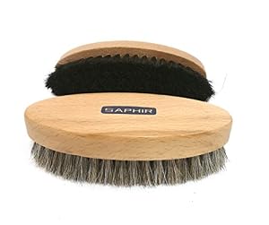 Saphir Saphir Glanzbürste 100% Rosshaar oval Schuhputzbürste klein Saphir Saphir Glanzbürste 100% Rosshaar oval Schuhputzbürste klein