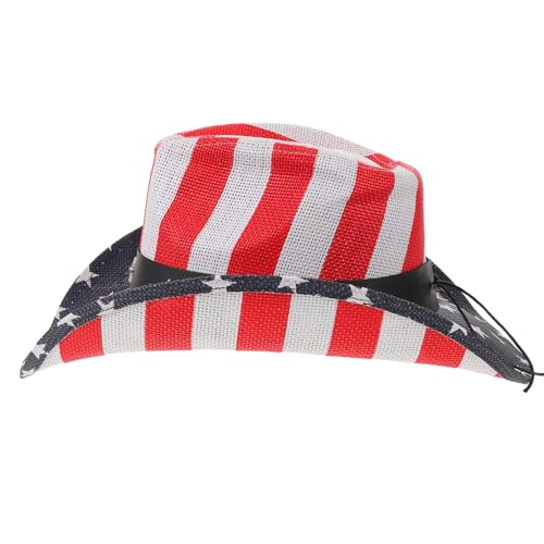 Chapeau de cowboy paille USA pour sorties estivales et festivals chapeau homme aéré
