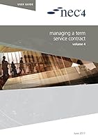 Nec4: Managing a Term Service Contract 0727762397 Book Cover