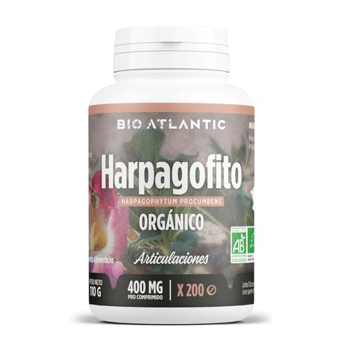 Harpagofito Orgánico - Garra del Diablo 400 mg - 200 comprimidos