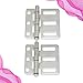 VOGOYO Door Hinges 2pcs of One Bag Stainless Steel Hinge Electric Cabinet Door Industrial Switchgear Durable Cabinet Hinge (Size : Size 1s)