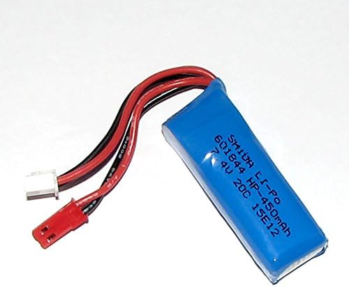 Vista 7 de 7.4V/2S 450mAh 20C LiPO batería JST Plug