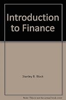 Introduction to Finance 089463058X Book Cover