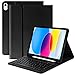 Produktbild KBCASE iPad 10 Generation Hülle mit Tastatur Slim Tastatur Hülle für iPad 10. Gen 2022 10,9 Magnetisch Abnehmbare Bluetooth Tastatur mit Deutscher QWERTZ Layout für iPad A2696/A2757/A2777