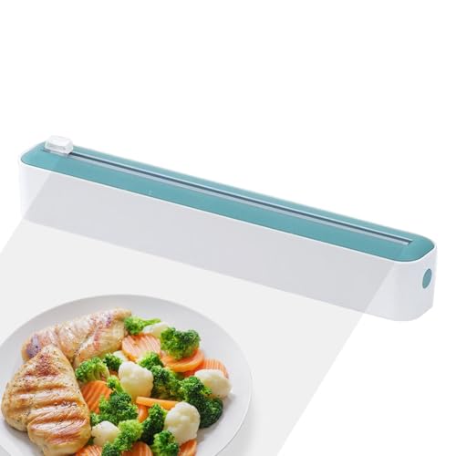 Dispensatore Di Avvolgimento Con Taglierina - Porta In Alluminio Magnetico E Frigorifero Per Pellicola Per Pellicola | Organizzatore Di Involucro Da Cucina Organizzatore Slide Riutilizzabile Convenien