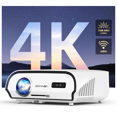 EUG 4800 Lumen Home Wireless Projector with WiFi Bluetooth HDMI 1080P Smart Video Projectors Airplay Android TV Proyector for TV Stick DVD Player USB Driver PS4 Wii