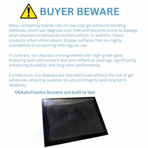 Image of Upgrade Replacement 8.4 Uconnect 4 UAV Complete LCD & Touch Screen for Chrysler Pacifica RAM Jeep 18-23