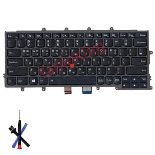 Clavier de rechange ThinkPad X240 X260 coréen rétroéclairé pour réparer un ordinateur portable