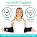Vive Broken Rib Brace for Women, Men - Rib Cage Support Belt for Fractured, Cracked, Broken or Bruised Ribs - Post Surgery Compression Garment Wrap - Diastasis Recti Belly Band