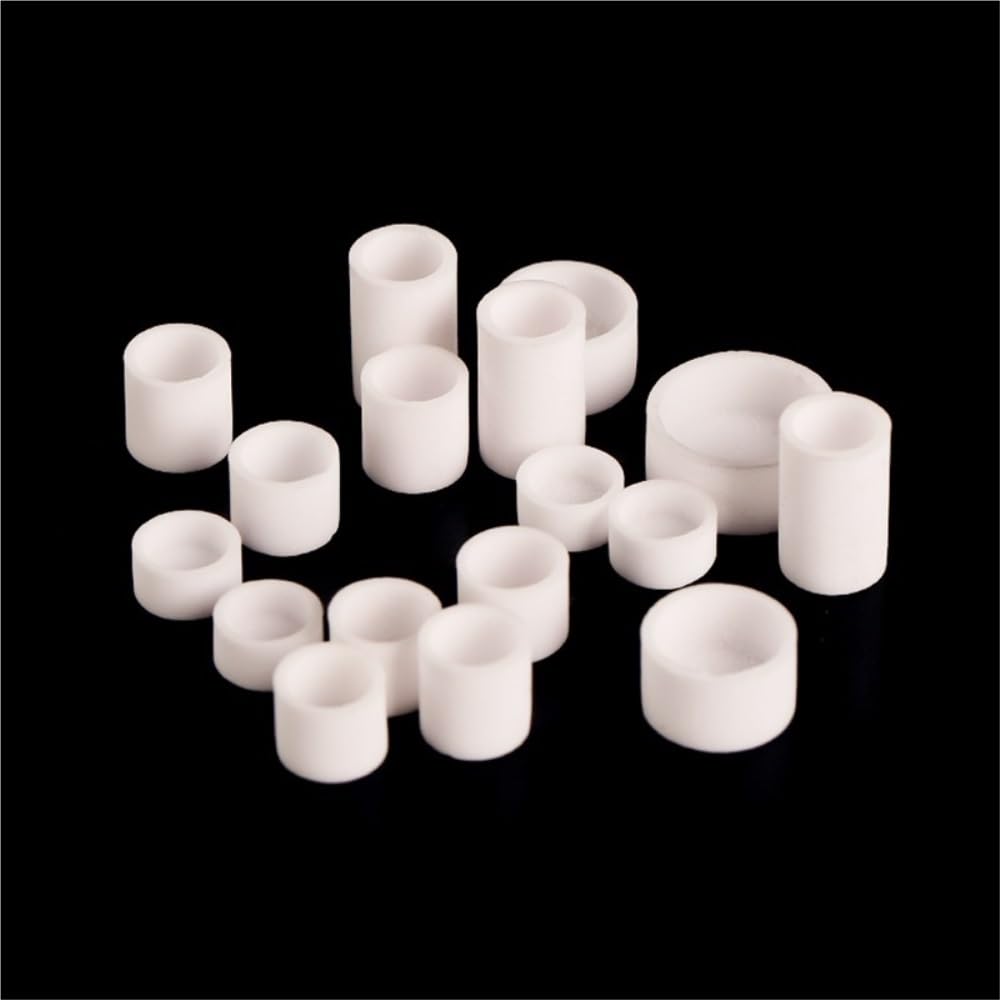 Tygiel korundowo-glinowy z pokrywką - 10 szt. przemysłowych form do topienia złota i srebra(5x8mm)