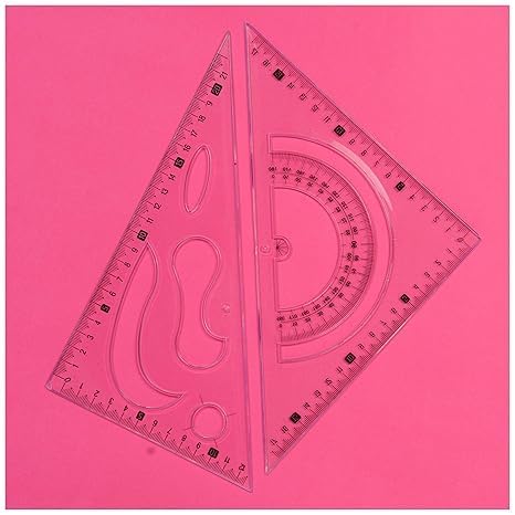 Engineering Set Square Ruler JEFFY Set Squares Drafting Engineering, Architecture Rulers combination ...