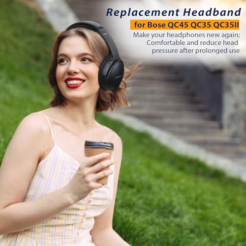 Replacement Headband Padding for Bose QuietComfort 45 (QC45) QC35 QC35 II Headphones (Sky Blue) by Laselan - Used condition - Image 2