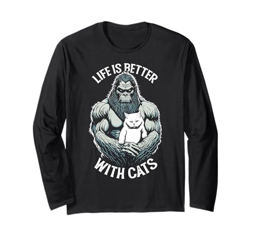 Life Is Better With Cats Bigfoot ��������L�D���̌��t ����T�V���c