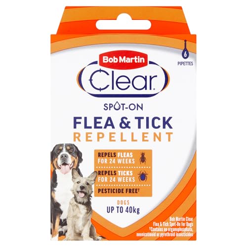 Bob Martin Clear Flea and Tick Spot on for Dogs