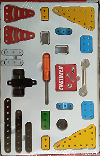 Image of Little Engineer Formula 1 Mechanical Kit 10 Models & 102 Pieces, Multicolor